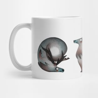 Alphabet Yoga Elk Mug